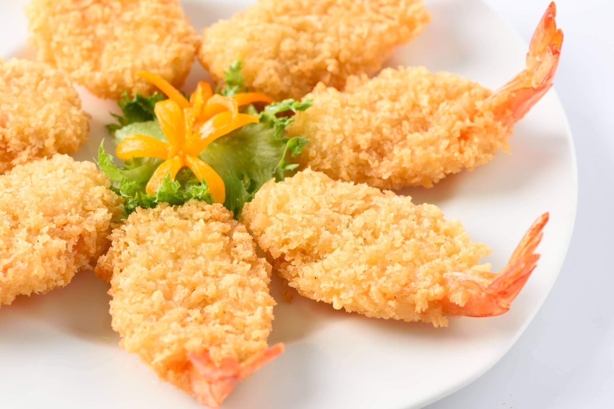 Hand Breaded Shrimp Raw and Par-fried